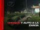Siniestro vial en Ruta 9 - Un auto terminó en la zanja