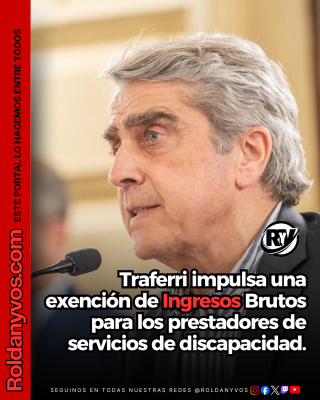 Traferri impulsa una exención de Ingresos Brutos para los prestadores de servicios de discapacidad