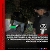 ALLANABAN UNA CASA EN ROLDÁN PARA DETENER A UN SOSPECHOSO Y TERMINARON ENCONTRANDO 55 KILOS DE COCAÍNA